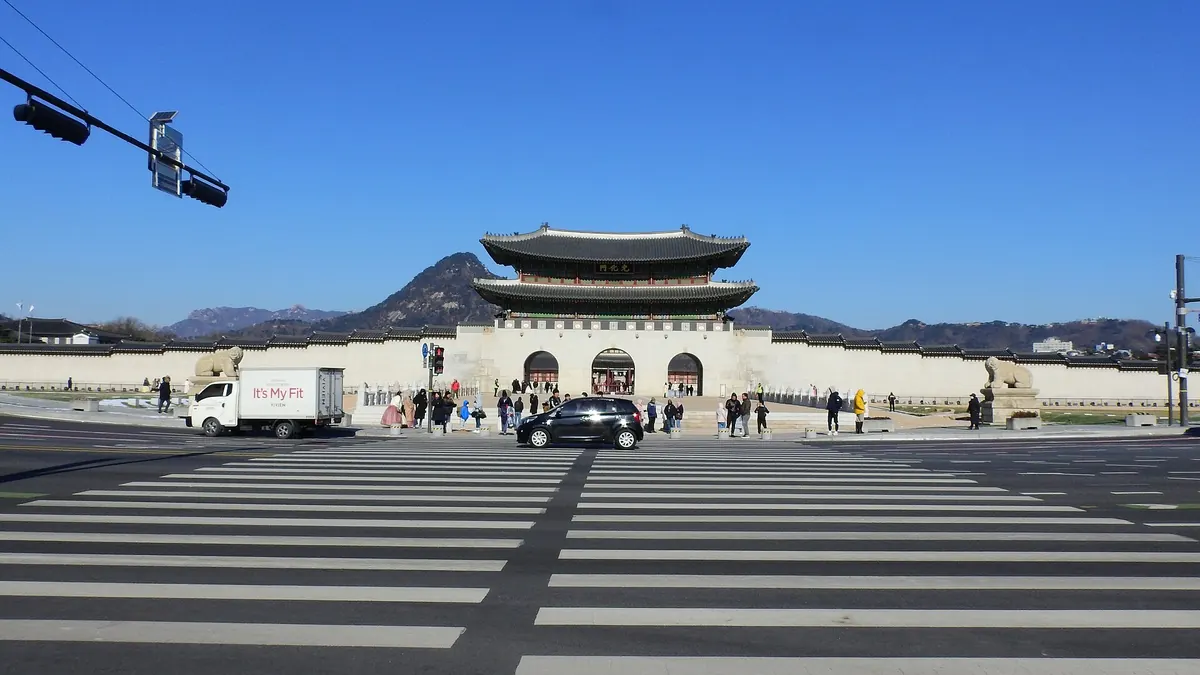 서울 광화문 광장 전경